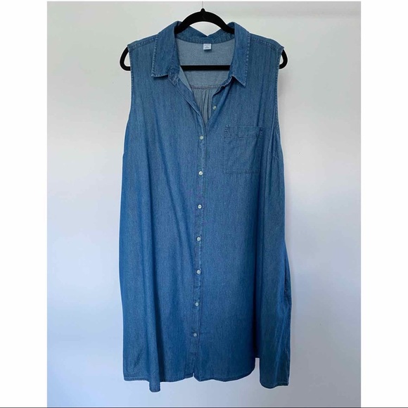 Old Navy Tops - Sleeveless Denim Tunic